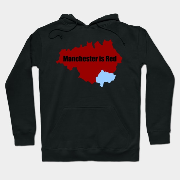 Manchester is Red Hoodie by Confusion101